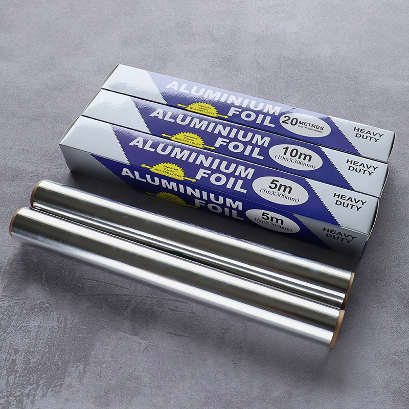 Papel de aluminio espeso para horno de aire freidora doméstica gran rollo resistente a altas temperaturas para hornear