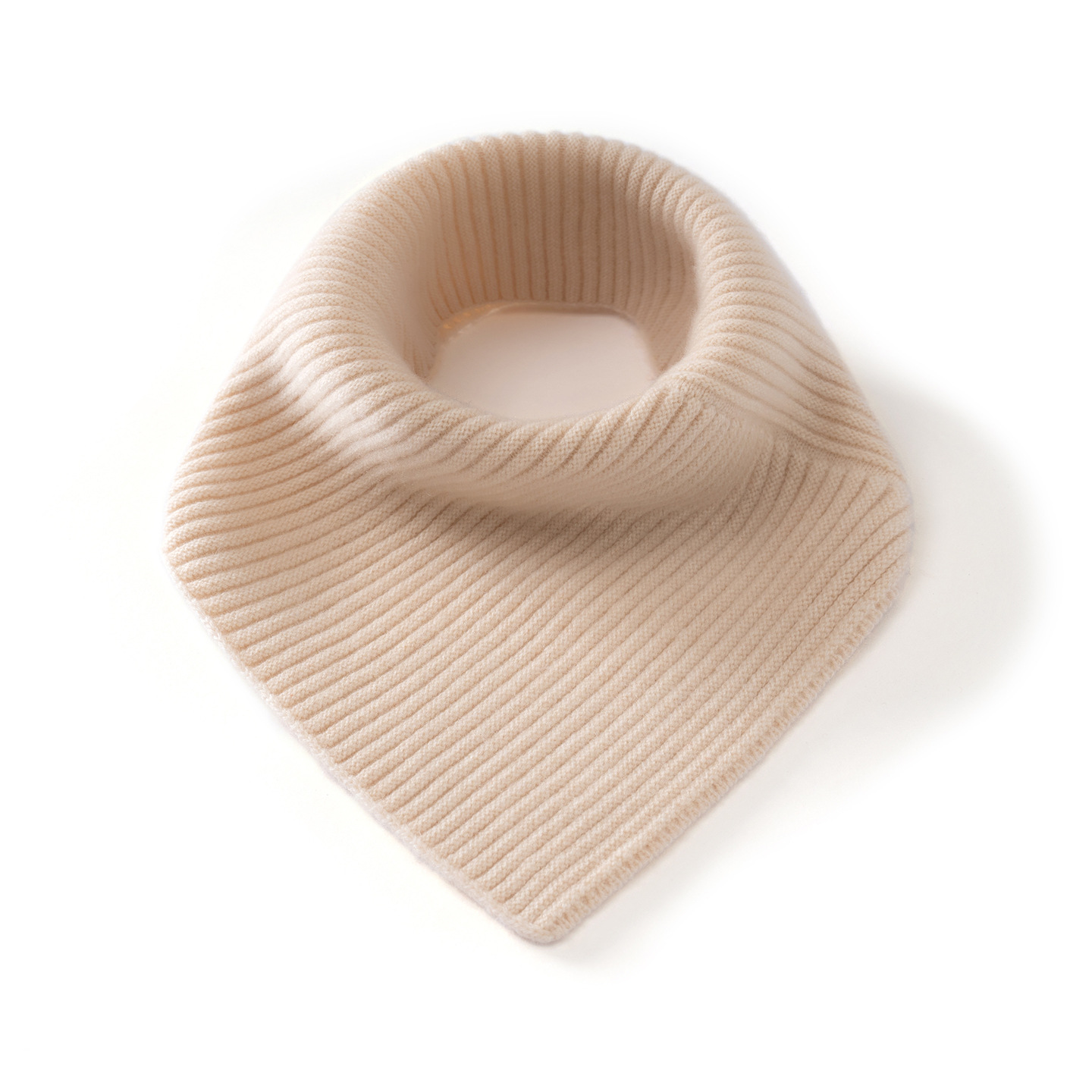 Autumn and Winter New Cashmere Neck Warmer Women's Pullover Warm Cervical Spine Small Neck Scarf Knitted Versatile Fake Collar Scarf