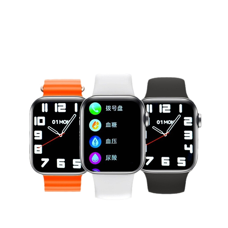 Reloj inteligente S11 azúcar en la sangre sin aguja azúcar en la sangre ácido glucosa en la sangre presión arterial frecuencia cardíaca llamada Bluetooth S12 Huaqiang North Watch Wholesale