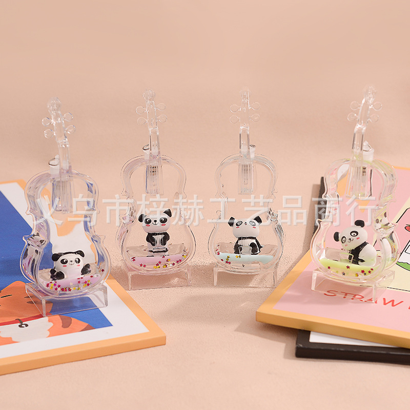 厂家直销卡通熊猫国宝系列创意工艺礼品玩具桌面装饰亚克力摆件