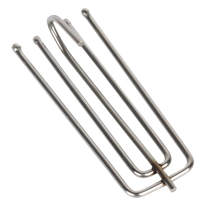 Производитель крючков для штор, оптовая продажа, ткань из нержавеющей стали, вилка, крючок, ткань с крючком, металлический крючок с четырьмя когтями, украшение для окон, аксессуары для штор