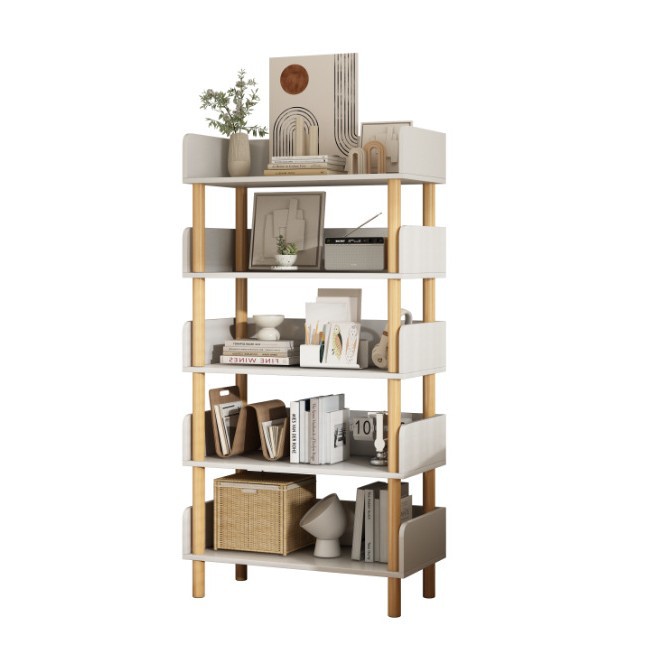 Estante de libros de piso estante de almacenamiento de revistas integrado contra la pared estante de almacenamiento de juguetes de estudiantes estante de almacenamiento vertical multicapa pequeño gabinete