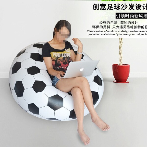 inflatable football basketball sofa PVC