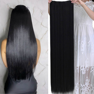 Women's wig five clip type hair extension invisible seamless wig hair extension long straight hair wig