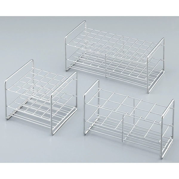 Стойка для пробирок из нержавеющей стали (экономичная)