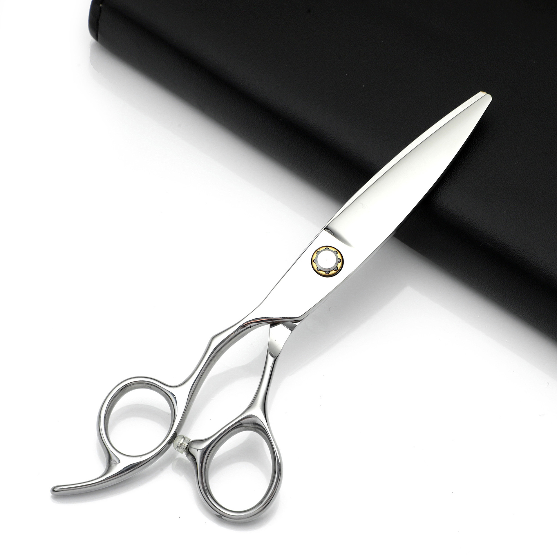 Ciseaux de coiffure professionnels effileurs argent pour salon_voghion.com