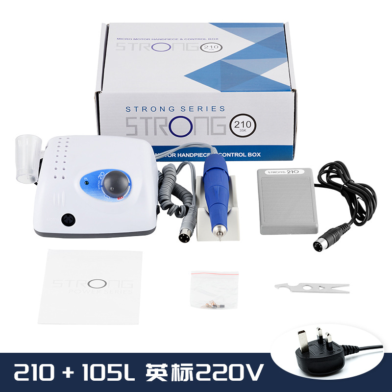 Shixin máquina de pulir STRONG210 + 105L máquina de reparación de uñas taladro eléctrico del clavo máquina dental Jade joyería