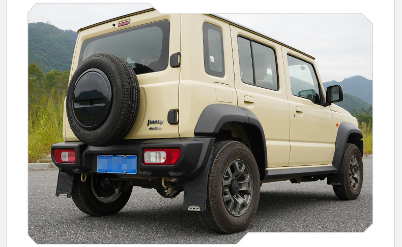 Suitable for 19-26 Models 3-Door/5-Door Jimny Fenders Jimny Fenders Car Modification Splash-Proof Mud-Proof and Dirt-Proof