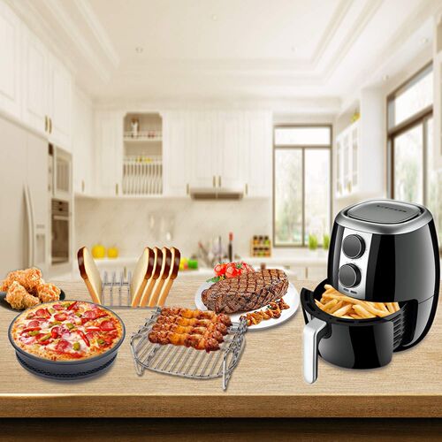 Air fryer accessories set 6/7/8 inch 12-piece cake mold baking tools pizza pan egg cross-border