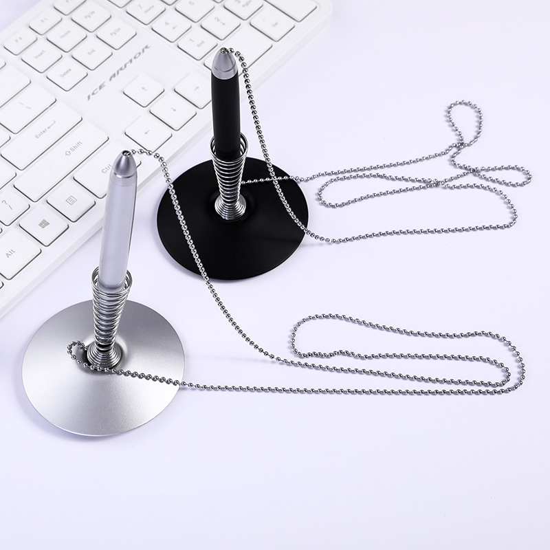 Personalized Advertising Ballpoint Pen Metal Desk Pen Signature Pen Hotel Front Desk Signature Pen Metal Gift New Arrival Wholesale