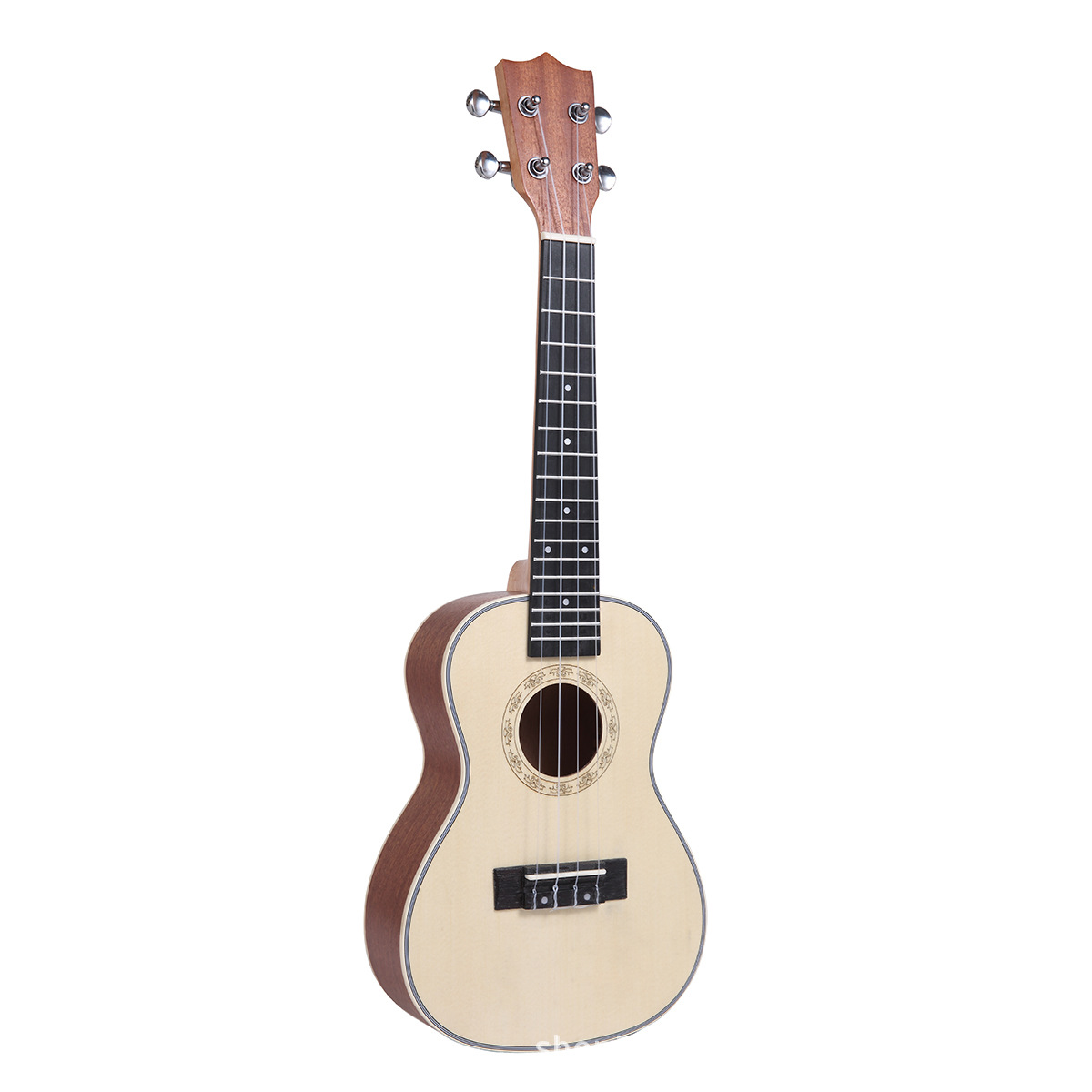 Fábrica al por mayor 23 "ukulele abeto Shabi ukulele 4 cuerdas guitarra pequeña ukulele image 6