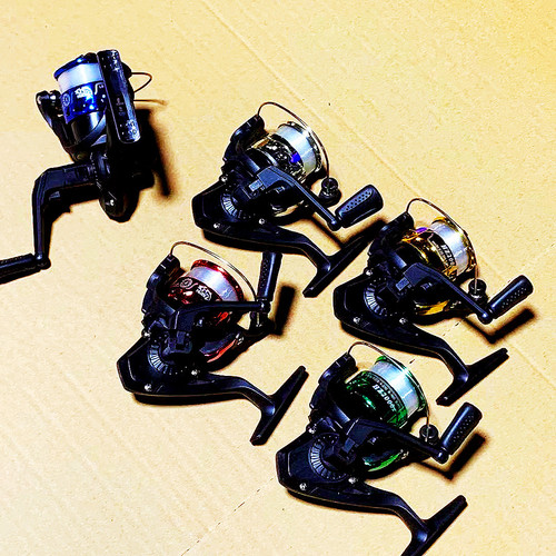 Manufacturers wholesale large quantities of raw material spinning wheel fishing reels and fishing reels with 200% off electroplated sea rod handwheels with lines