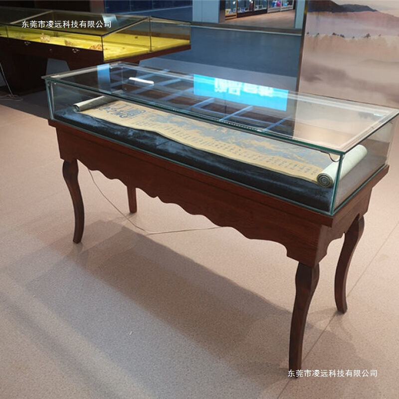 实木珠宝展示柜翡翠玉器古玩手串手表首饰品柜台纪念品玻璃展示柜|undefined