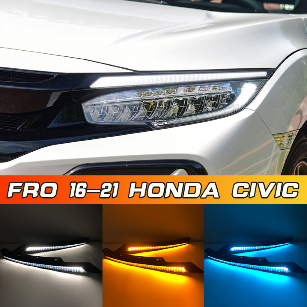 Sīyù Headlight Eyebrow Daytime Running Lights for Honda Civic 10th Gen (Lamp eyebrow)
