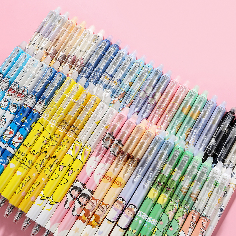 [Lápice borrable] Estudiante 0.5 cristal azul mágico borrable caliente borrable fricción borrable lápiz neutro