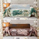 Thickened Anti-cat Grab Oil Painting Style Cotton and Linen Nordic Retro Style Sofa Towel Sofa Cover Cloth Cover Towel Sofa Cover Sofa Cover