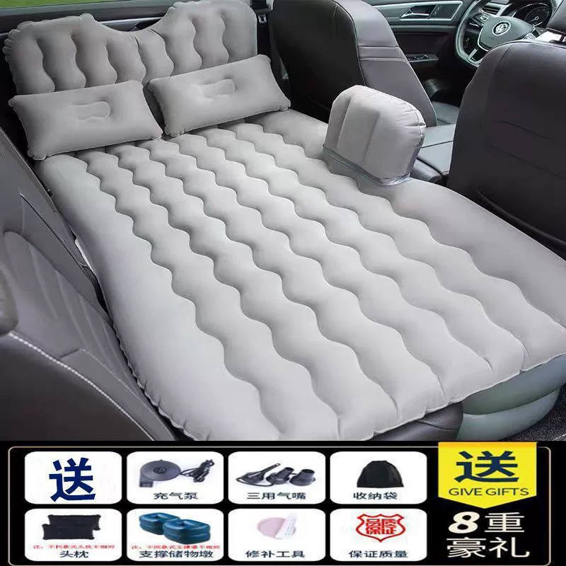 Inflatable mattress for auto for traveling for car, universal soft heel