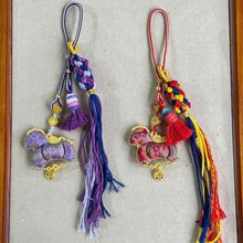 【成品】马上有钱纯手工新中式国风非遗宋锦蜀锦车挂包挂挂饰礼物