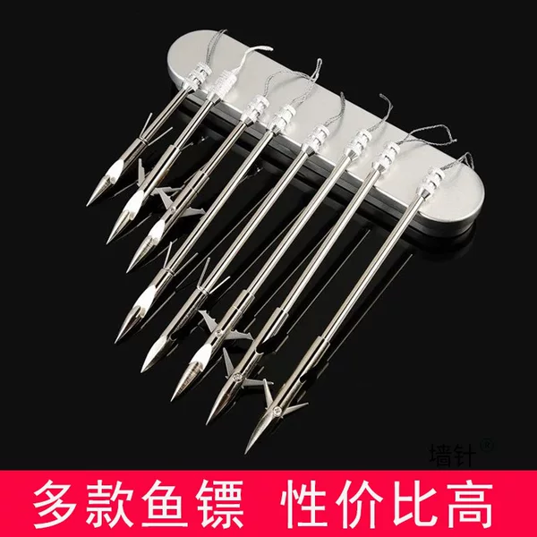 Fish Dart Bullet Head with Three-Pronged Front and Rear Design, Flying Shark Arrow, Leaf-Shaped Spearhead, Fish Dart, Fish Target, Hand Guard, Wrist Guard