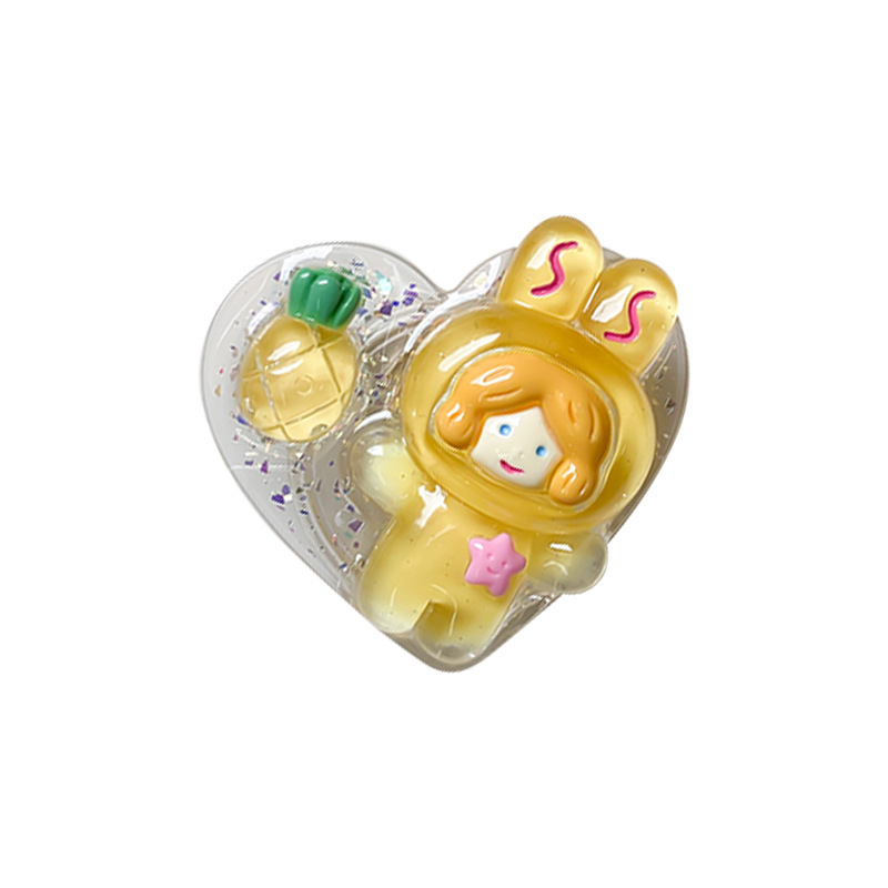 Mobile phone airbag bracket, adhesive drop cartoon rabbit cute doll, retractable desktop air cushion support, stable and_voghion.com