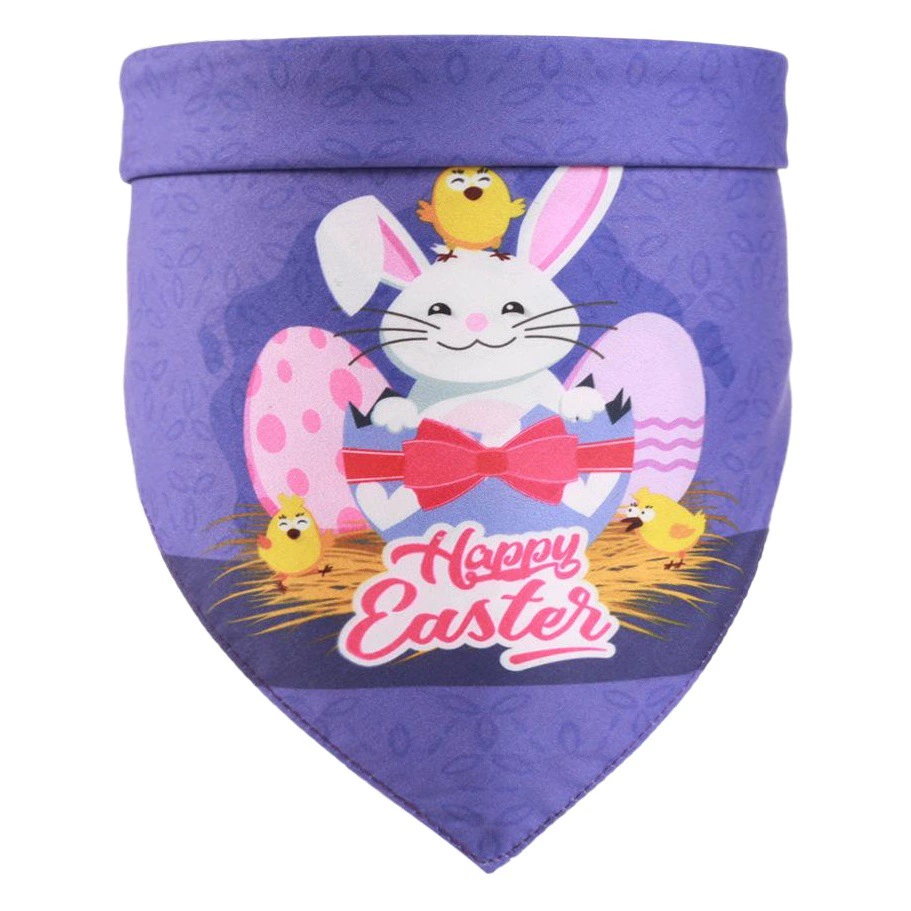 Трансграничный Новый Пасхальный шарф-платье для домашних животных, шарф с кроликом, скользкое полотенце, кошки и собаки, пасхальные праздничные принадлежности
