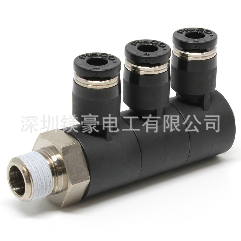 日本原装/PISCO碧士克/三通通用弯头接头/PHT系列/PHT4-G1