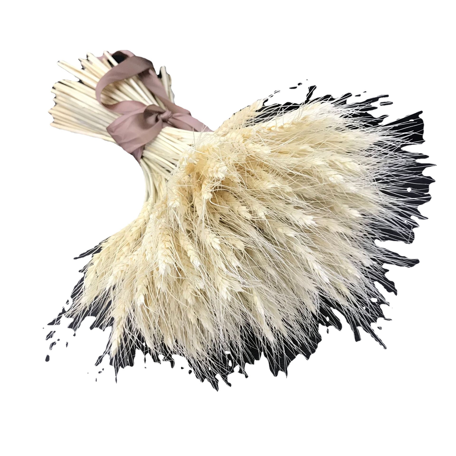 Zhiyun AL POR MAYOR OREJA DE TRIGO flor seca ramo de oreja de trigo flor eterna rural natural gran trigo oreja tiro flor artificial