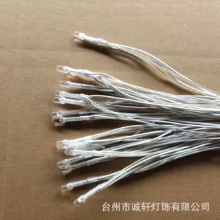 定制灯串小灯彩灯led灯串电池盒节日装饰室外防水闪烁裸灯