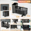 Rectangular drain basket
