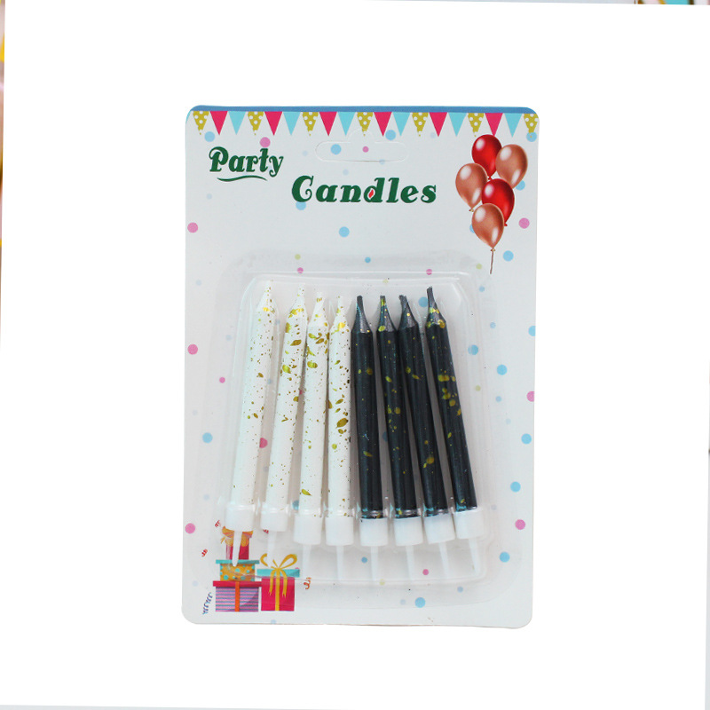 Vela de cumpleaños creativa macaron hilo trenzado 6 piezas al por mayor partido hornear decoración colorido pastel vela