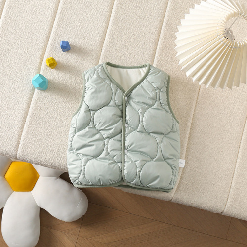 Baby Winter Windproof Vest for Boys and Girls, Thickened & Warm, Large Gourd-Shape Windproof Waistcoat—Perfect for Outwear
