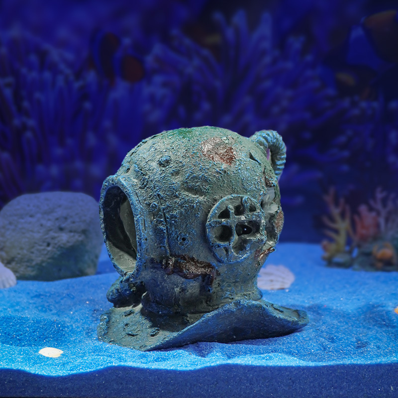 Adorno de Naufragio para Acuario, Decoración para Pecera, Paisajismo, Barco de Resina, Refugio, Modelo de Barco Vintage Transfronterizo