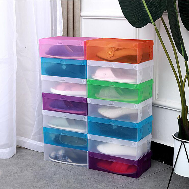 Flap-Open Thickened Transparent Plastic Shoe Box for Home, Suitable for Men and Women, Storage and Organization Shoe Box, Dustproof and Moisture-Proof, Best Selling Model