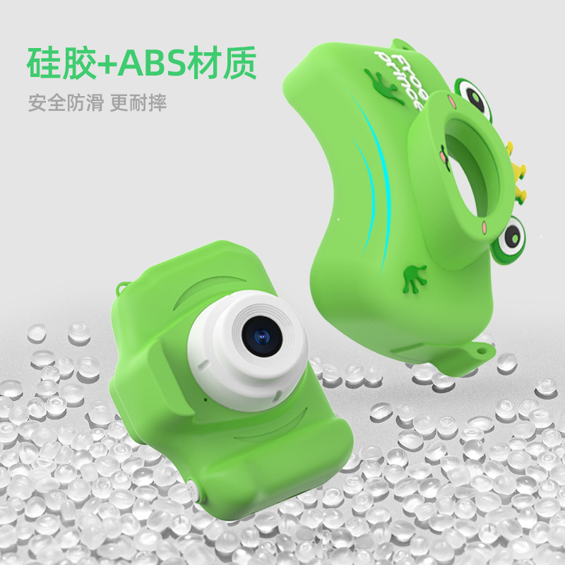 Nueva cámara dual HD 4K transfronteriza X9s Frog Prince Cámara para niños Cámara digital anti-caída de rompecabezas de dibujos animados