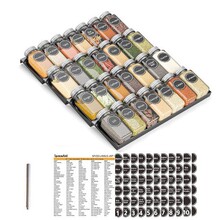 跨境香料架抽屉式可拆卸四层铁艺调料架香料酱料多层分类置物架