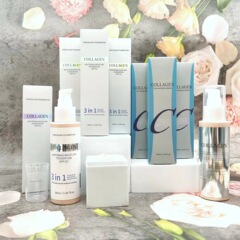 跨境专供粉底液 3in1粉底液 COLLAGEN粉底液100ml