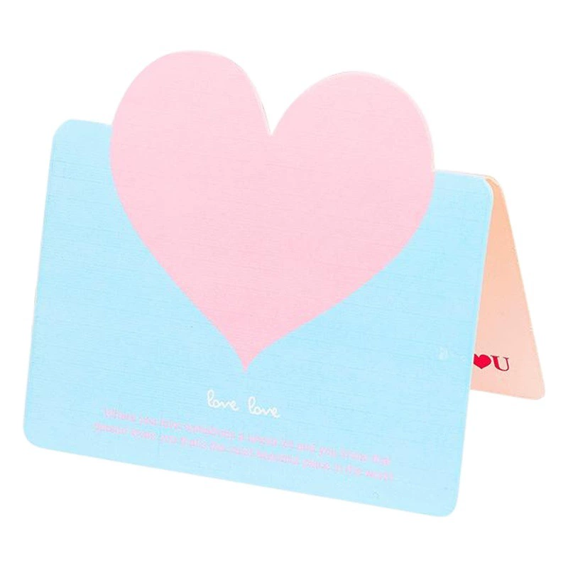 Трансграничная корейская креативная универсальная любовная открытка Рождественская открытка на День Святого Валентина