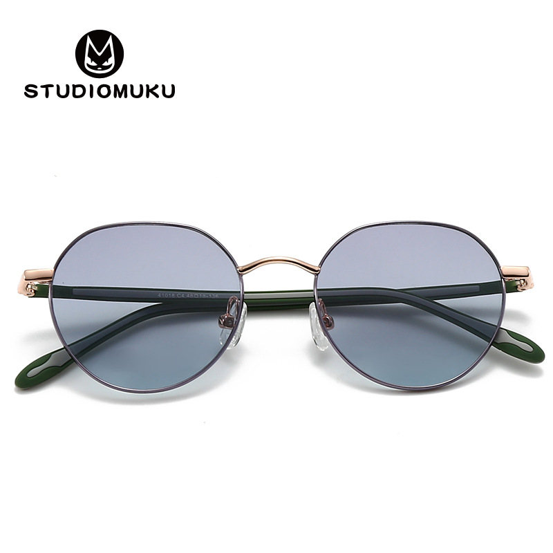STUDIOMUKU gafas de madera fresca, gafas de sol de nylon polarizadas de alta calidad, gafas de sol de moda para niños