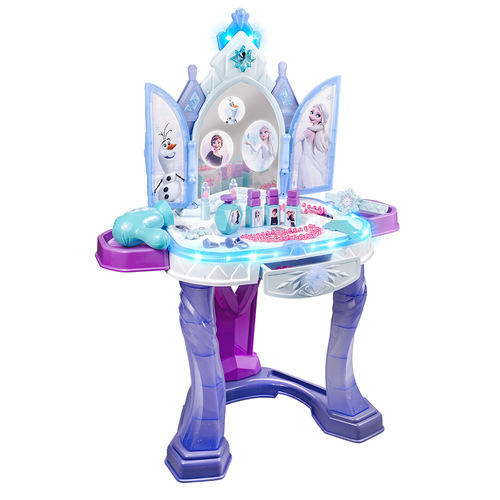 Children's Dressing Table Cosmetic Box Products Frozen Girls Princess Dressing Table Toy Set Girls Birthday Gift