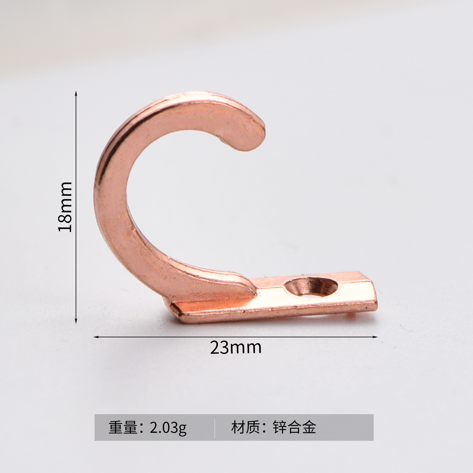 Jingmao-600 aleación antigua gancho pequeño gancho de una sola fila gancho de un solo agujero mini gancho de ropa gancho de pared Extra pequeño gancho individual