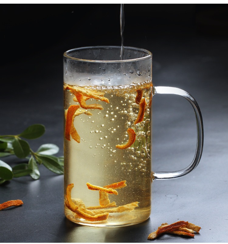Dried Tangerine Peel Strips Chen Pi 500g 2 Can Pack Traditional Citrus Peel Tea for Daily Brewing and Cooking preparation