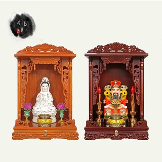 神龛挂墙壁挂式家用供奉牌位新中式观音佛龛供台财神立柜厂家批发