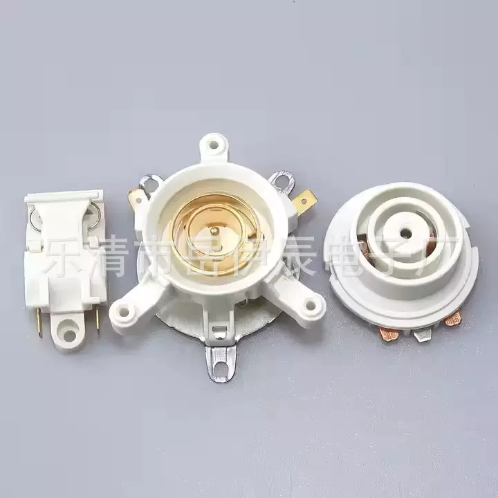 白色电热水壶温控器耦合器电热水壶温控器三件套蒸汽开关耦合器白