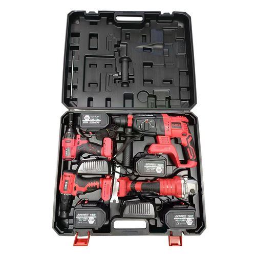 Electric tool set of four pieces Electric tool set Lithium battery set Electric screwdriver Electric tools New product