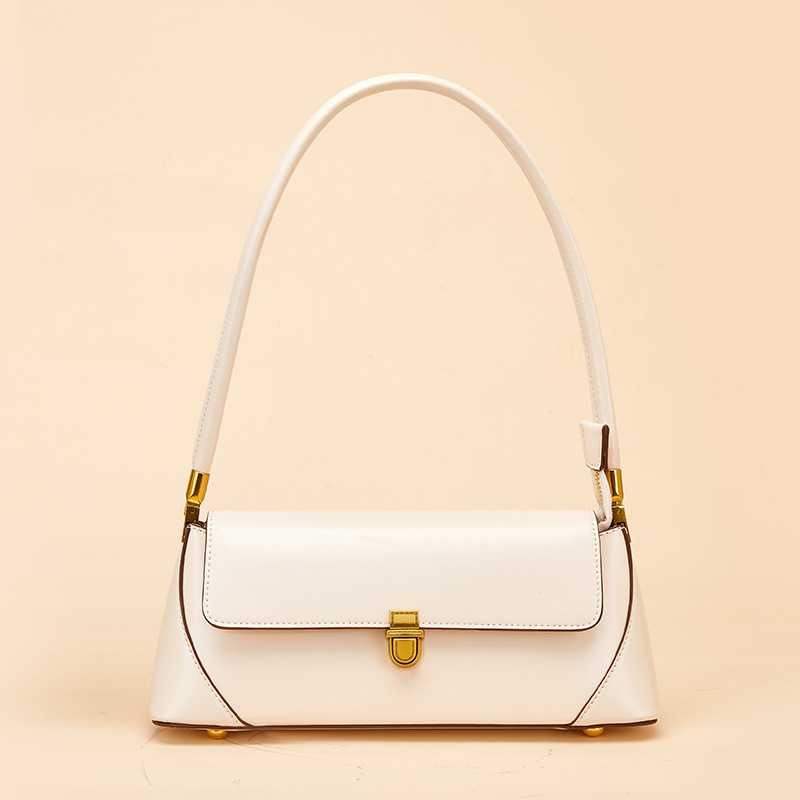 Niche Baguette Bag For Women 2025 New Arrival Genuine Leather Trendy Underarm Bag Summer French Style Shoulder Bag - Thumbnail 7