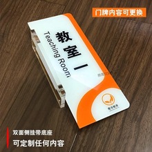 卡通亚克力班级学校教室门牌侧挂装科室培训班办公室幼儿园标识牌