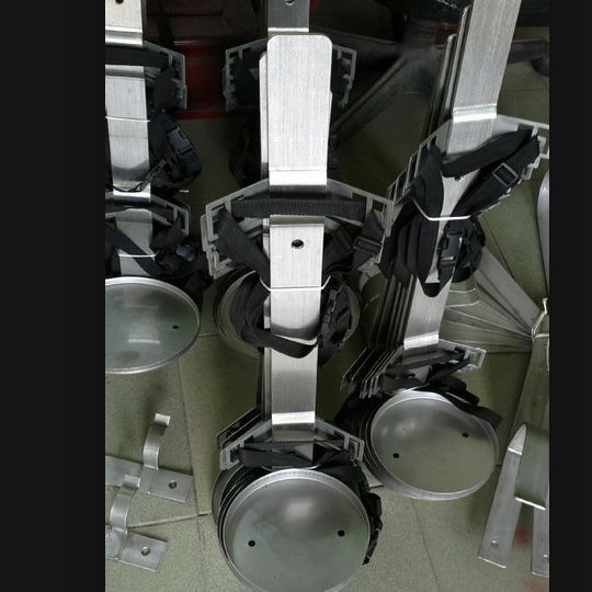 船用304不锈钢灭火器固定通用支架 铁质墙上固定架铁挂架加厚