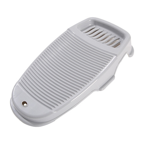 Thickened washboard plastic non-slip washboard simple solid color washboard sturdy portable can hang washboard