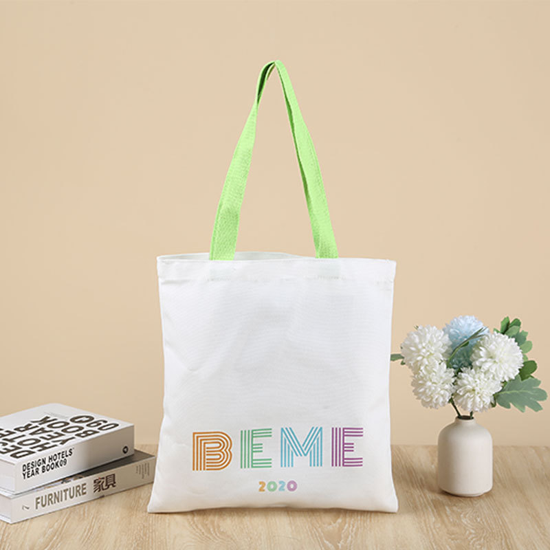 厂家供应帆布袋托特包单肩手提袋空白棉布袋布袋彩色手提加印logo
