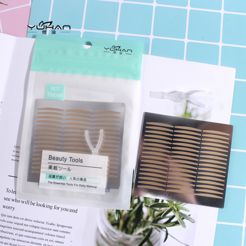 Yu culvert Meimu Post 72 Return natural Slim double-fold eyelids Mesh Lace skin colour Beauty wholesale H335